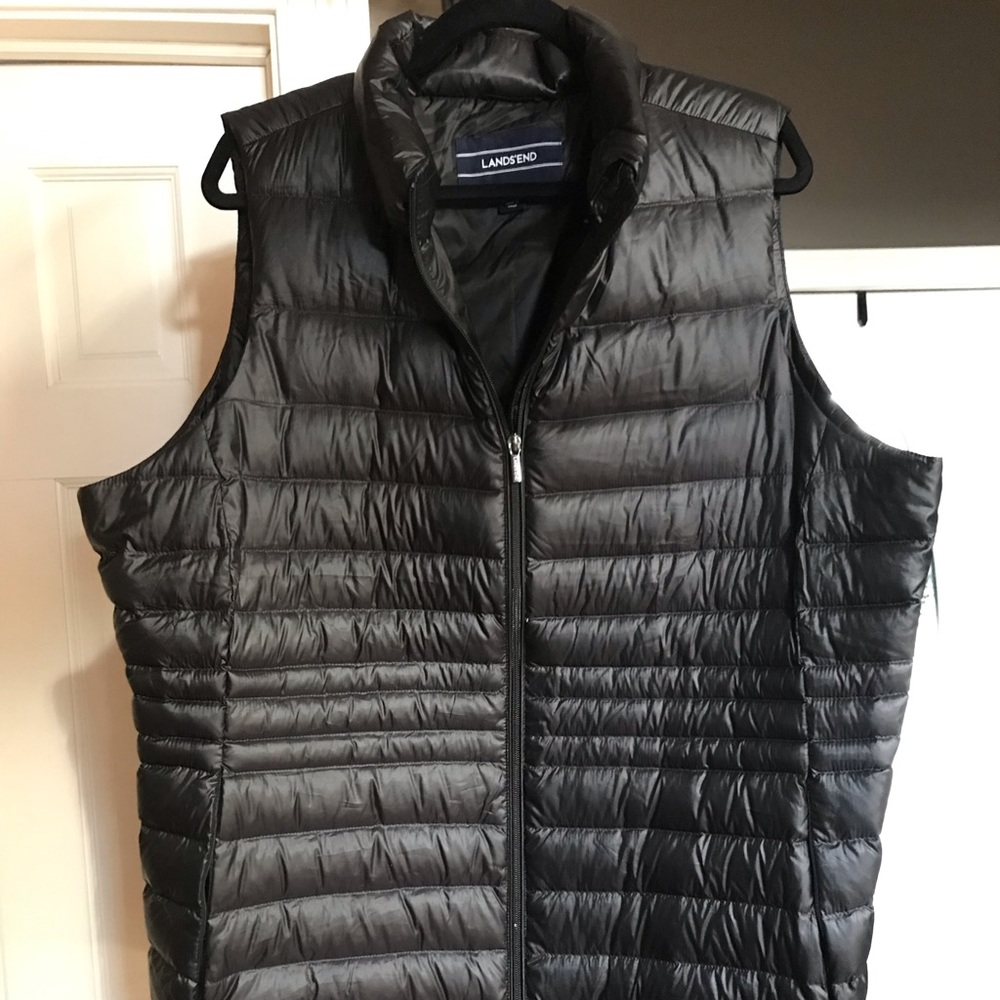 Women’s Lands End tunic down vest